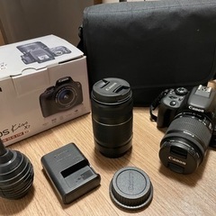 レンズ2本【備品フルセット】Canon EOS KISS X7