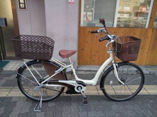 (本体のみ)BRIDGESTONE BEAUTE[ブリジストン ボーテ]26吋 電動アシスト自転車(クリームアイボリー)