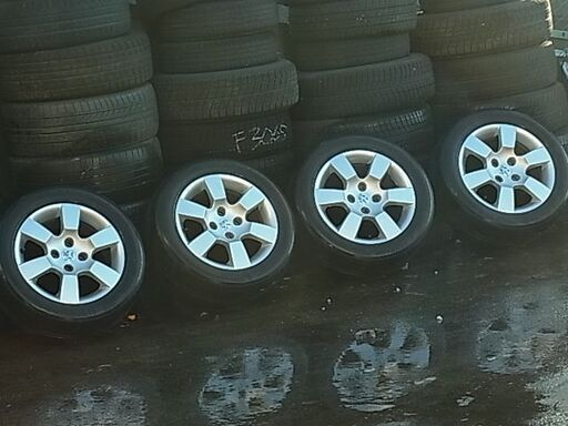 プジョー5008［T8］純正16インチアルミホイール4本セット［7J +29  