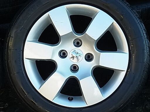 プジョー5008［T8］純正16インチアルミホイール4本セット［7J +29  