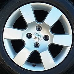 プジョー5008［T8］純正16インチアルミホイール4本セット［7J +29 PCD108 4H / 215/55R16 / センターキャップ付属］♪