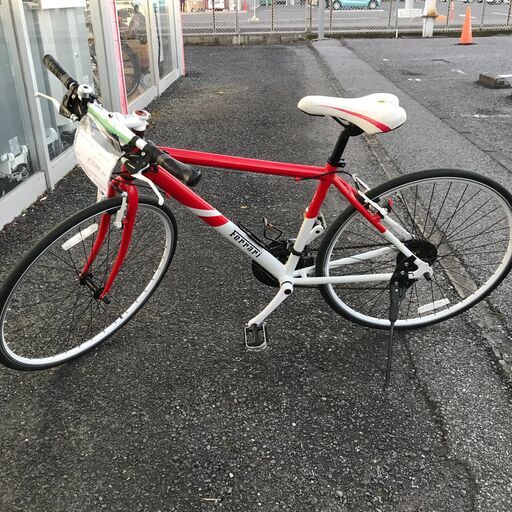 ★ジモティ割あり★  自転車 27 赤 クリーニング済み KJ1082
