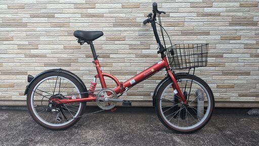 中古自転車 6段変速 20インチ （ライト無し） 軽整備済み 安い 防犯登録 町田市 麻生区 神奈川 034ky