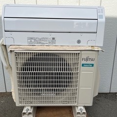 美品□2022年製 富士通 エアコン 6畳用 AS-C221L-W②□FUJITSU