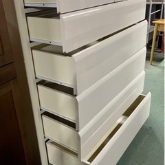 ニトリ　6段チェスト　ホワイト 日本製 多サイズチェスト 幅45cm(6段 WH) | ニトリネット【公式