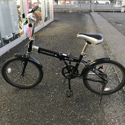 ★ジモティ割あり★ シボレー 自転車 20 黒 クリーニング済み KJ1086