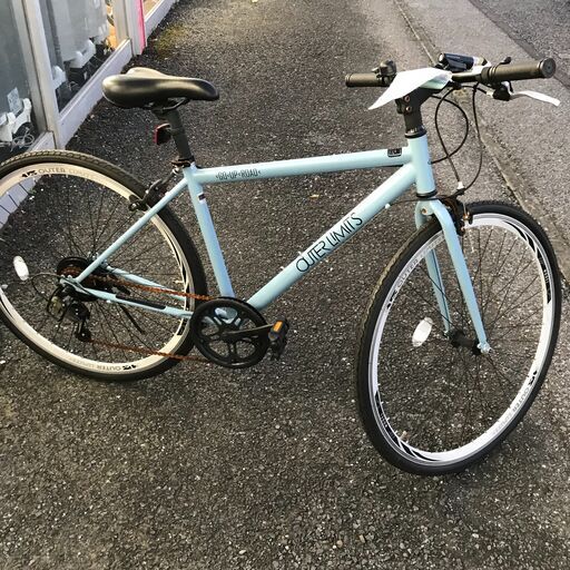 ★ジモティ割あり★  自転車 27 青 クリーニング済み KJ1087