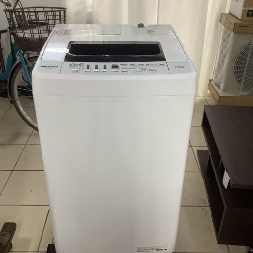 Hisense ハイセンス　洗濯機　HW-T45C 4.5kg 2020年製
