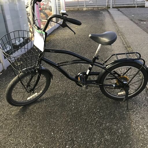 ★ジモティ割あり★  自転車 20 黒 クリーニング済み KJ1090