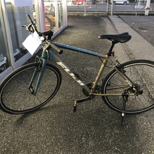 ★ジモティ割あり★ フジ 自転車 27 青／緑 クリーニング済み KJ1091
