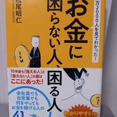 お金に困らない人、困る人　著者  松尾昭仁