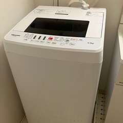 至急　ハイセンス　全自動洗濯機　HW-E4502