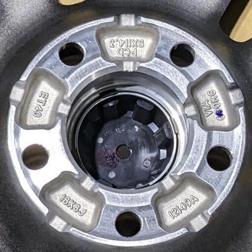 未使用 245/60R18 4本スタッドレス&ホイールセット ブリヂストン ブリザック DM-V3 阿部商会 AVENTURA PCD 114.3 フォード エクスプローラー cx-5 cx-8 エクストレイル − 北海道