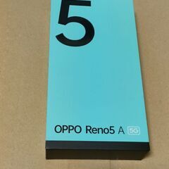 oppo reno 5a ワイモバイル版 SIMフリー スマートフォン-未使用