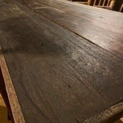 ダイニングテーブル　古材　アイアン　ビンテージ