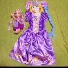 ラプンツェルのドレスとおしゃべりする人形