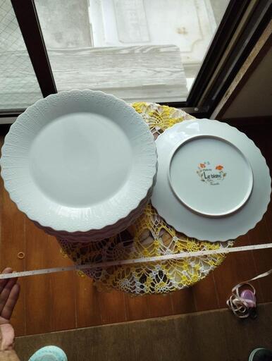 3️⃣Le Blanc　ルブラン　皿　中古　27cm位　9枚セット　オールド　白　ホワイト