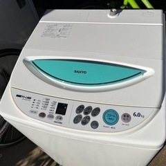 【お譲りします】SANYO/洗濯機/6kg