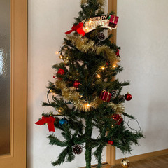 クリスマスツリー150センチとリース等飾りセット
