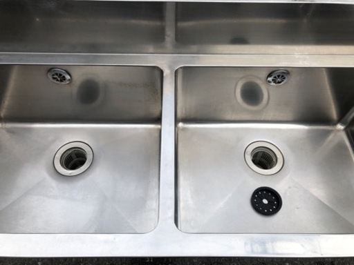 ⭐︎中古品 2槽シンク 1200×600×800mm 厨房機器⭐︎