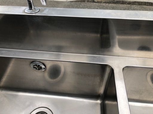 その他 ⭐︎中古品 2槽シンク 1200×550×800mm 厨房用品⭐︎
