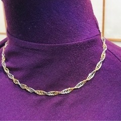 プラチナK18コンビネックレス