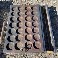 小型　業務用　回転焼き器　大判焼き器　銅板　プロパンガス用　