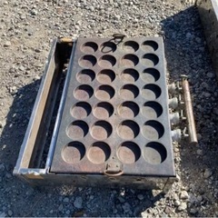 小型　業務用　回転焼き器　大判焼き器　銅板　プロパンガス用　