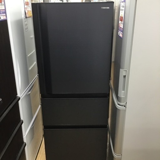 #K-103【ご来店頂ける方限定】TOSHIBAの3ドア冷凍冷蔵庫です