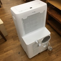 S103 【工事不要】 【除湿機能搭載】アイリスオーヤマ ポータブル クーラー エアコン 冷風機 7~10畳 除湿 換気 暖房機能 2021年モデル IPA-2821GH-W⭐動作確認済⭐クリーニング済