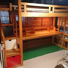引き取り限定 ロフトベッド システムベッド こども用ベッド