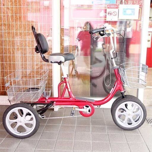 aero coolcle M2 クークル M2 シニア向け 四輪自転車 4輪 レッド 14