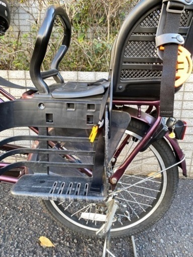 ふらっか〜ずシュシュ　非電動自転車　前後子供乗せシート付き