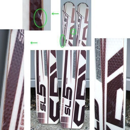 HANSON SPYDER スキー板　155cm ストック付き HANSON ハンソン SPYDER スキー ストック 2セット HANSON SPYDER