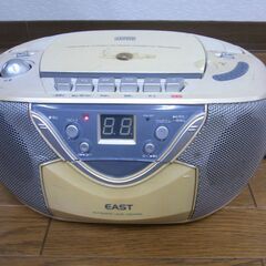 EAST AM/FM ステレオCDラジカセ CD-39-W ジャンク品