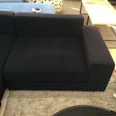 【✨人気ブランド❗️ゆったり座れますっ❗️コーナー❗️ブラック❗️カバー取り外しOK❗️✨】定価¥600,000 HUKLA/フクラ L字型ソファ 