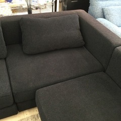 【✨人気ブランド❗️ゆったり座れますっ❗️コーナー❗️ブラック❗️カバー取り外しOK❗️✨】定価¥600,000 HUKLA/フクラ L字型ソファ 