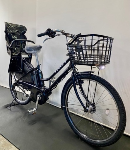関東全域送料無料 保証付き 電動自転車 ブリヂストン ハイディB 26インチ 新品同様 8.9ah 紺色