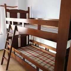 2段ベッド　木製