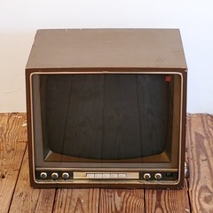 【ジャンク品】昭和レトロ ブラウン管テレビ W47.5×D32×...