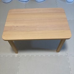 木製キッズテーブル　ナチュラル　天然木　石崎家具