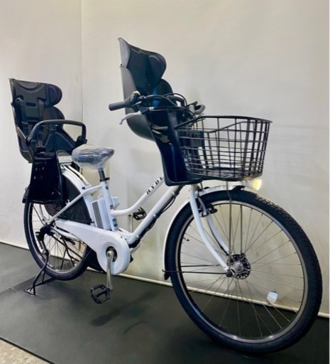 関東全域送料無料 保証付き 電動自転車 ブリヂストン ハイディー2 26インチ 8.7ah 3人乗り 白色 パワフル