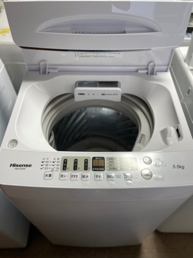 送料・設置込み　洗濯機　5.5kg Hisense 2022年