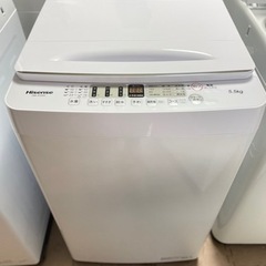 送料・設置込み　洗濯機　5.5kg Hisense 2022年