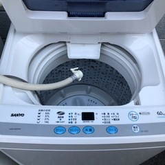 Sanyo 全自動洗濯機　風乾燥　6kg