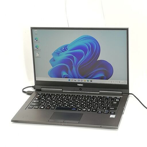 保証付 高速SSD タッチパネル 13.3型 ノートパソコン NEC PC-GN254U1GA 中古美品 第7世代 Core i5 8GB 無線 カメラ Windows11 Office