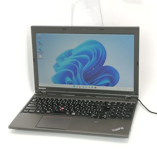 保証付 高速SSD 15.6型ノートパソコン Lenovo L540 中古美品 第4世代 Core i3 4GB DVDRW 無線 Bluetooth Webカメラ Windows11 Office