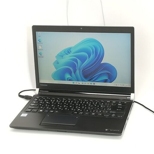 保証付 高速SSD 13.3型 ノートパソコン 東芝 R73/J 中古良品 第7世代 Core i5 4GB DVDRW 無線 Bluetooth Webカメラ Windows11 Office