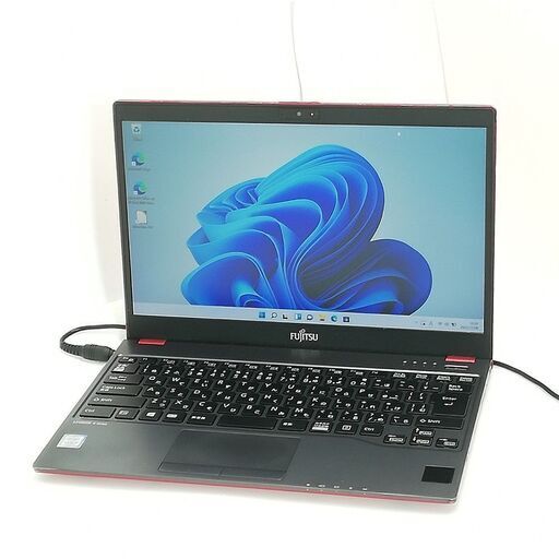 保証付 日本製 高速SSD 軽量 薄型 13.3型 ノートパソコン 富士通 U937/R 中古動作良品 第7世代 i5 8GB 無線 カメラ Windows11 Office