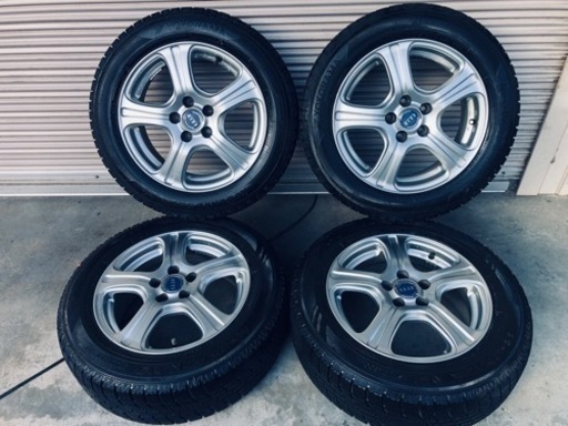 冬タイヤ 185/60R15 BS製プリウス等用アルミ付きスタッドレス4本組